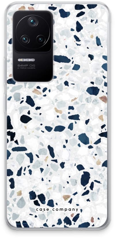 Case Company® - Hoesje geschikt voor Xiaomi Poco F4 hoesje - Terrazzo N°1 - Soft Cover Telefoonhoesje - Bescherming aan alle Kanten en Schermrand
