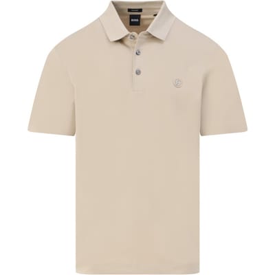 Hugo Boss poloshirt korte mouw beige