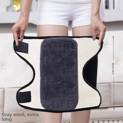 Kniebeschermers Perfect Voor Vrouwen En Ouderen Verdikt En Fluweel Verf Cover Dubbele Laag Composiet Imitatie Sherpa Klittenband Stijl