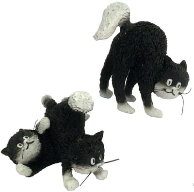 Gekke kattencollectie - Blij katten, blije dagen - Dubout Collectie - 6,5 cm