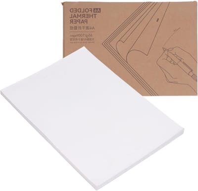 Thermisch Printerpapier 100 Vellen A4 voor Helder Afdrukken, Duurzaam en Veelzijdig Gebruik, Ideaal voor Labels en Documenten