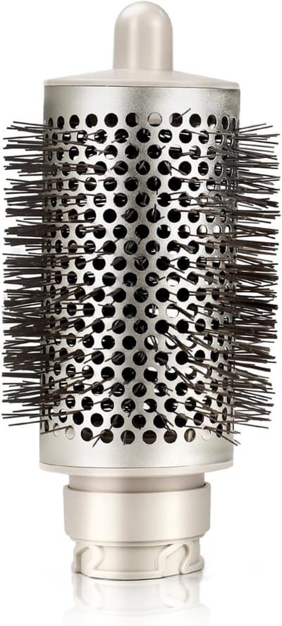 Ronde Volumeborstel Opzetstuk - Multistyler - Haarstyler föhn - Diffuser voor Krullen - Zilver