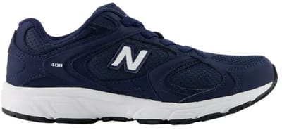 New balance 408 bungee lace in de kleur marine.