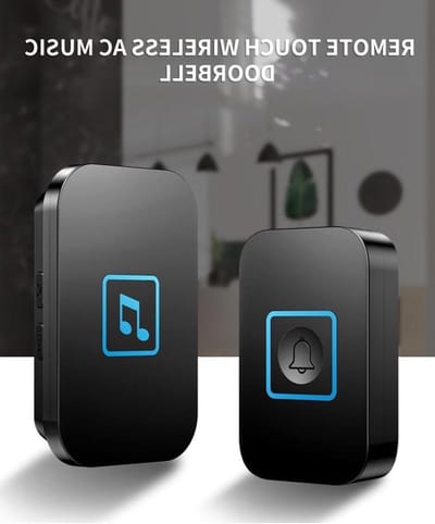 Draadloze Deurbel - Bel met Ontvangers - Huishoudelijk Gebruik - IP68 Waterdicht - 300 Meter Bereik - Wit