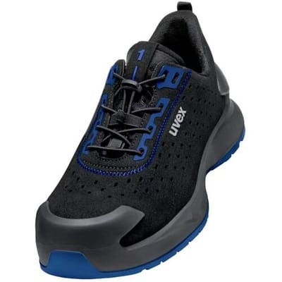 uvex S1 PUR W11 6813840 Lage veiligheidsschoenen S1 Schoenmaat (EU): 40 Zwart, Blauw 1 paar