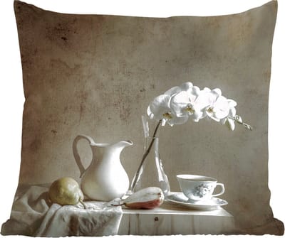 Sierkussens - Kussentjes Woonkamer - 60x60 cm - Stilleven - Fruit - Kan