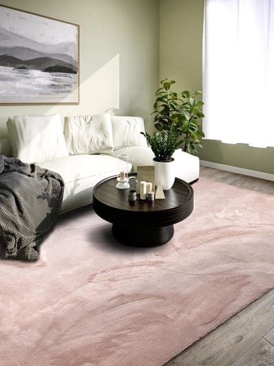 Flycarpets Villeroy & Boch 1899 High Pile Rug Leon Oud Roze 120 x 170 cm