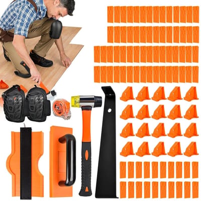 Vloerinstallatie Set - Leg Hamer Klopblok - Laminaat Vloeren Leggen - Massieve Rubberen Kop
