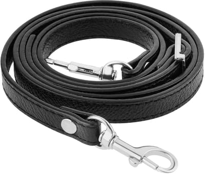 Dailygoody - Portemonnee riem vervanging - Verstelbare lederen riem - Zilver - Geschikt voor crossbody tas - Kunstleer - 105-111 117 cm
