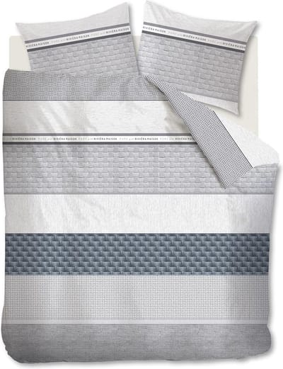 Riviera Maison Pure Resort dekbedovertrek - Tweepersoons - 200x200/220 - Grijs