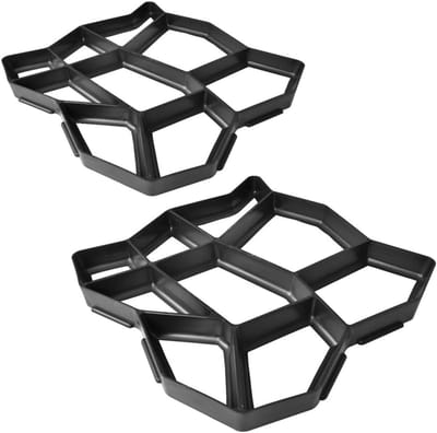 Bestratingsvormen Set - Betonmal Tuin - Pad Aanleggen - Herbruikbaar Mallen - 42x42x4cm