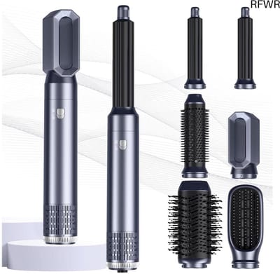 RFWR® Haarstyler 6-in-1 met haardroger en krullers voor glanzend haar