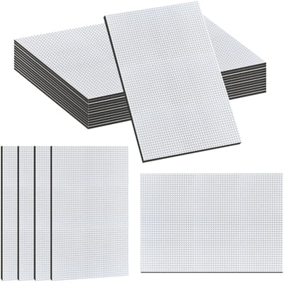 Dailygoods- Geluidsisolatie Mat 13 Stuks - Zelfklevende Dempingsmat - Isolatiemat Plakbaar - Interieur Isolatie - Akoestische Schuim Panelen - Afmetingen 24,8 x 17,8 cm