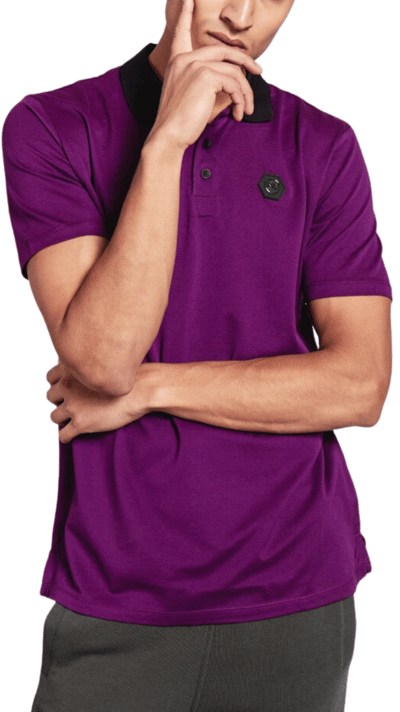 MB Chest Badge Polo | BURGUNDY - BURGUNDY / 4XL