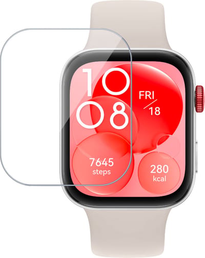 Screenprotector geschikt voor Huawei Watch Fit 3 - Folie Screen Protector