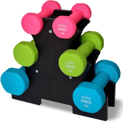 mavoa® Halterset - Halterstang - Halterstang met gewichten