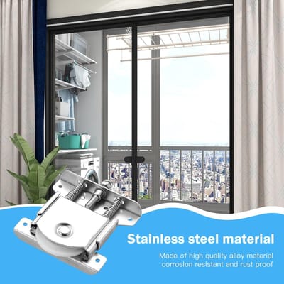Store_7 - Silent Sliding Door Wheels - Dubbel Veerontwerp - Verhoogde Laadcapaciteit - Zwart - Stille Wielen - Geschikt voor Kasten en Deuren - 8 S...