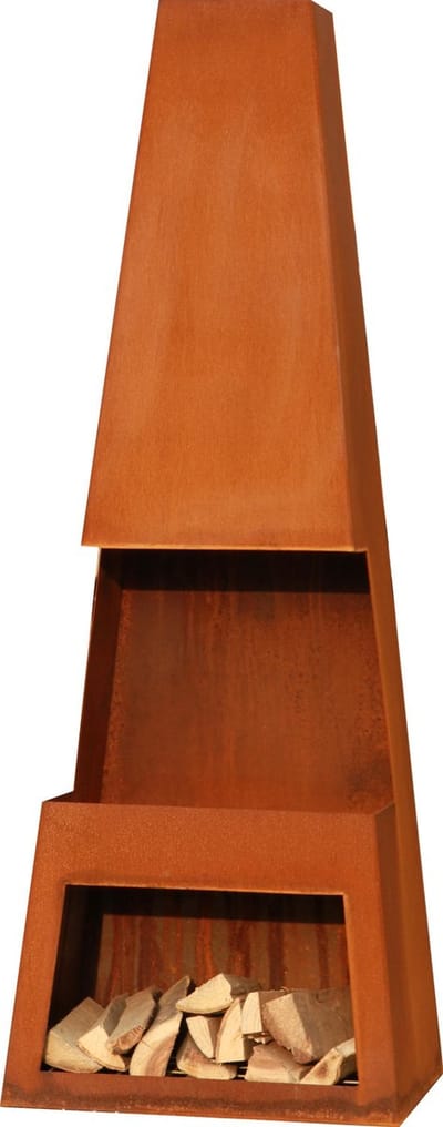 GardenmaxX – Tuinhaard Pular Corten - Vuurhaard - Cortenstaal - Bruin