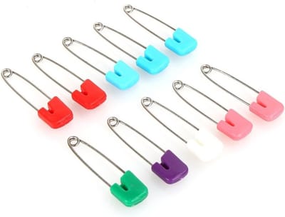 Set van 10 Veiligheidsnaalden voor Baby's - Kleine Nappy Needles, Kindvriendelijk voor Doeken, Luiers en Kleding, Multikleurige Veiligheidsoplossingen