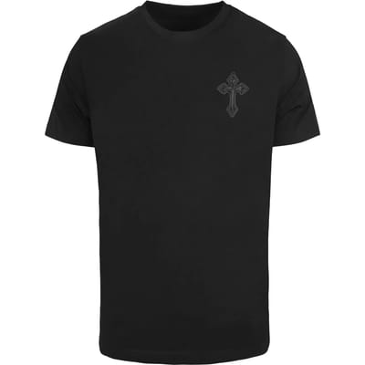 Mister Tee - Cross Meets Grace Heren Tshirt - XS - Zwart