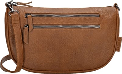 Beagles Schoudertas Langreo - Dames Crossbody Tas met Verstelbare Schouderriem - Bruin