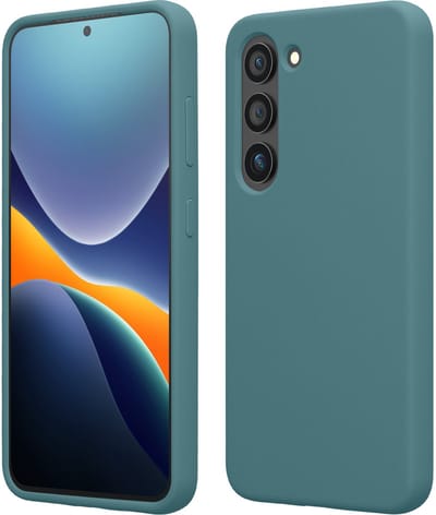kwmobile telefoonhoesje geschikt voor Samsung Galaxy S23 Plus - Hoesje met siliconen coating - Smartphone case in antieksteen