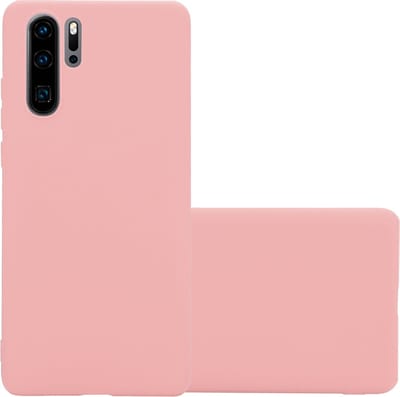Cadorabo Hoesje geschikt voor Huawei P30 PRO in CANDY ROZE - Beschermhoes gemaakt van flexibel TPU silicone Case Cover