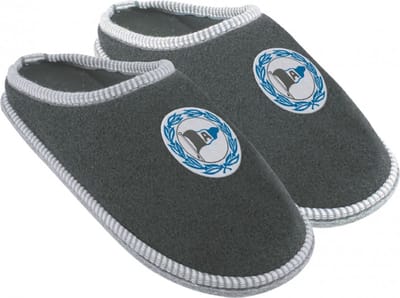 Arminia Bielefeld Pantoffels Logo Grijs Voetbal Grijs