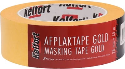 Kelfort Afplaktape Gold 38mm 50M - 1516609