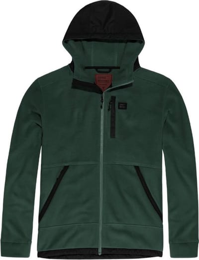 Vintage Industries Vitor Hollow Fibre Fir Green Fleece Jack Heren