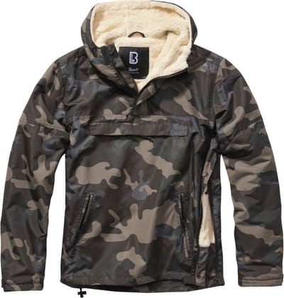 Brandit Sherpa Dark Camo Windbreaker Heren