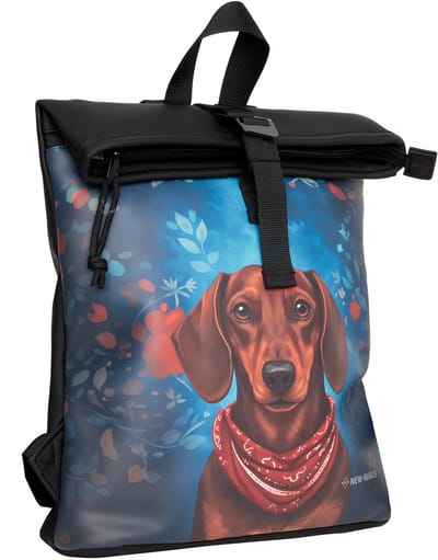 New Rebels Mart Arts Los Angeles Rolltop Rugzak 7L Teckel