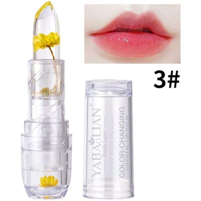 Magic Jelly Flower Lipstick Temperatuurveranderende Lip Blam Transparante Hydraterende Lipgloss Koreaanse Cosmetische Gereedschappen Groothandel WBL 20g7.4cm*2.1cm