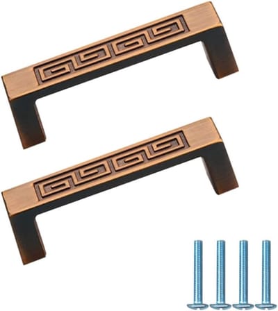 Vintage Kastgrepen voor Meubels - 2 Stuks - Handgrepen voor Keuken, Badkamer en Kledingkast - 64mm Lange Handvatten