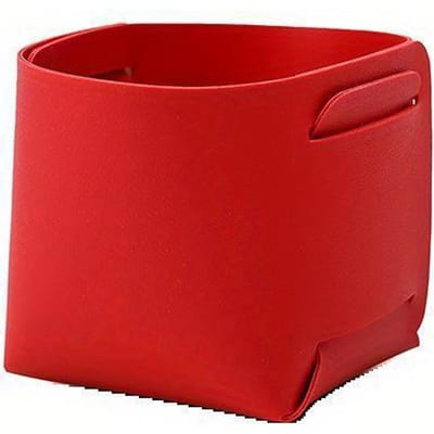 Maquillage Nordique Rangement Cuir Porte-Stylo Bureau Divers Pliable Télécommande Divers Seau Boîte de Rangement