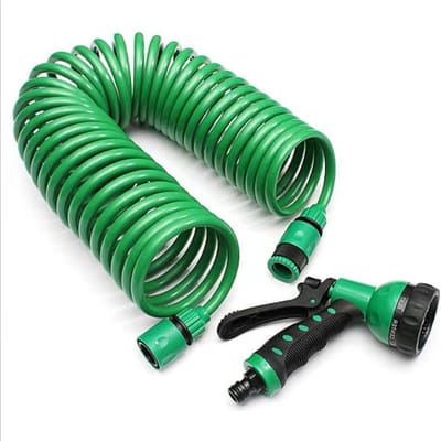 Tuinslang - Water slang - Planten water geven - Automatische oproller - 30 meter - Groen