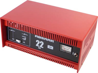 Absaar N/E AmpM SH180 Acculader 12V – 22A – 30-225Ah – 180A Jumpstarter – Normaal & Snelladen – Met Ampèremeter