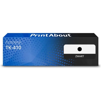 PrintAbout huismerk Toner TK-410 Zwart Geschikt voor Kyocera