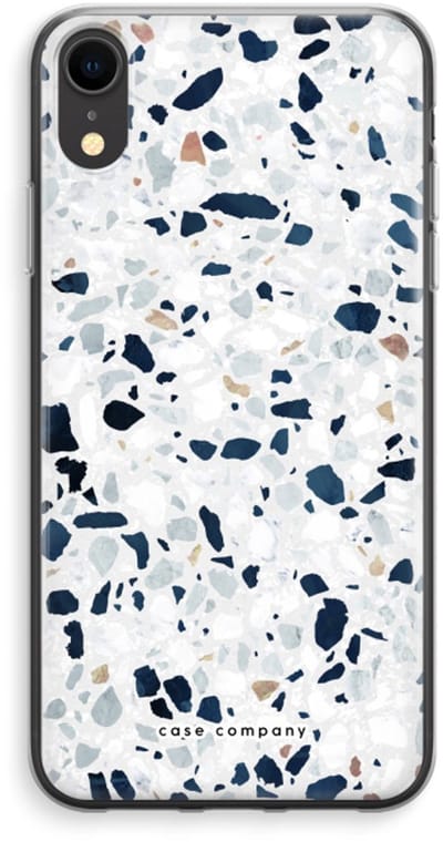 Case Company® - Hoesje geschikt voor iPhone XR hoesje - Terrazzo N°1 - Soft Cover Telefoonhoesje - Bescherming aan alle Kanten en Schermrand