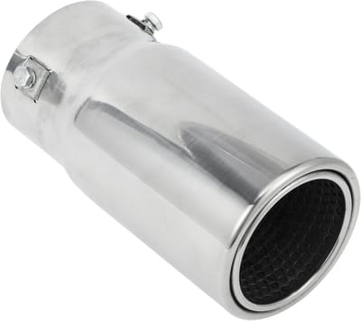 Achteruitlopende uitlaatpijp 1.5"-3.1" inlaat 3.5" uitlaat 6.9" lengte voor Toyota Land Cruiser 150 Prado 10-18, roestvrij staal, hoge kwaliteit, duurzaam en eenvoudig te installeren