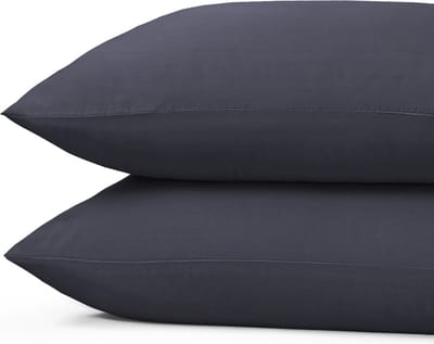 Princess Line Kussenslopen 100% Zachte Katoen - 60x70 cm - (set van 2 stuks) -Donker Blauw