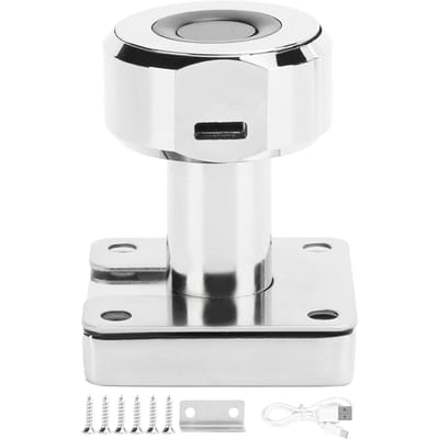 Vingerafdruk Slot Elektrisch Intelligent Archiefkast Lade Sloten Meubelbeslag white