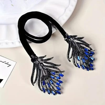Strass Veer Ontwerp Haar Clip Elegante Haar Krultang Deft Bun Maker Lange Dikke Haaraccessoires Voor Vrouwen