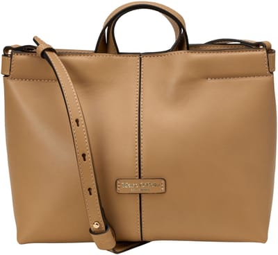Marc O'Polo handtas schoudertas Tilla Leather Crossbody Bag Warm Taupe