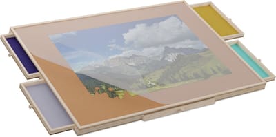 puzzelbord - 4 lades - opbergsysteem - verstelbaar - 1500 stukjes - puzzeltafel