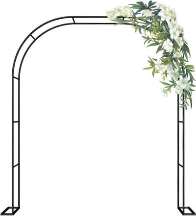 Metalen Tuinboog - Rozenboog Prieel - Klimplanten Ondersteunen - Gegalvaniseerde Coating - Meerdere Maten