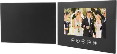 Video Wenskaart - Digitale Cadeaubox - Persoonlijke Groeten - Ingebouwd LCD Scherm - 7 inch Scherm