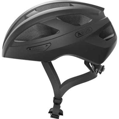 Fietshelm ABUS MACATOR velvet black S - 51-55 cm - zwart - Geschikt voor gebruik op elektrische fietsen - stadsfietsen - 280 g