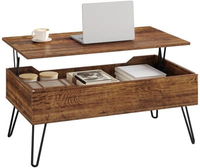 Salontafels - Salontafel - Salontafel Met Verborgen Opbergruimte - Bijzettafel - Tafel - Sidetable - Eettafel - Tafels - Woonkamer - Keukentafel - Salontafel Met Opbergruimte - Salon Tafel - Tafeltje - Woonkamer Tafel - Woonkamer Tafeltje