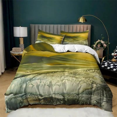 Sterrennacht Van Gogh Dekbedovertrek Set Queen Size, Olieverf Beroemd Modern Klassiek Lucht Ster Kunst, Decoratieve 3-delige Beddengoedset 140x210cm